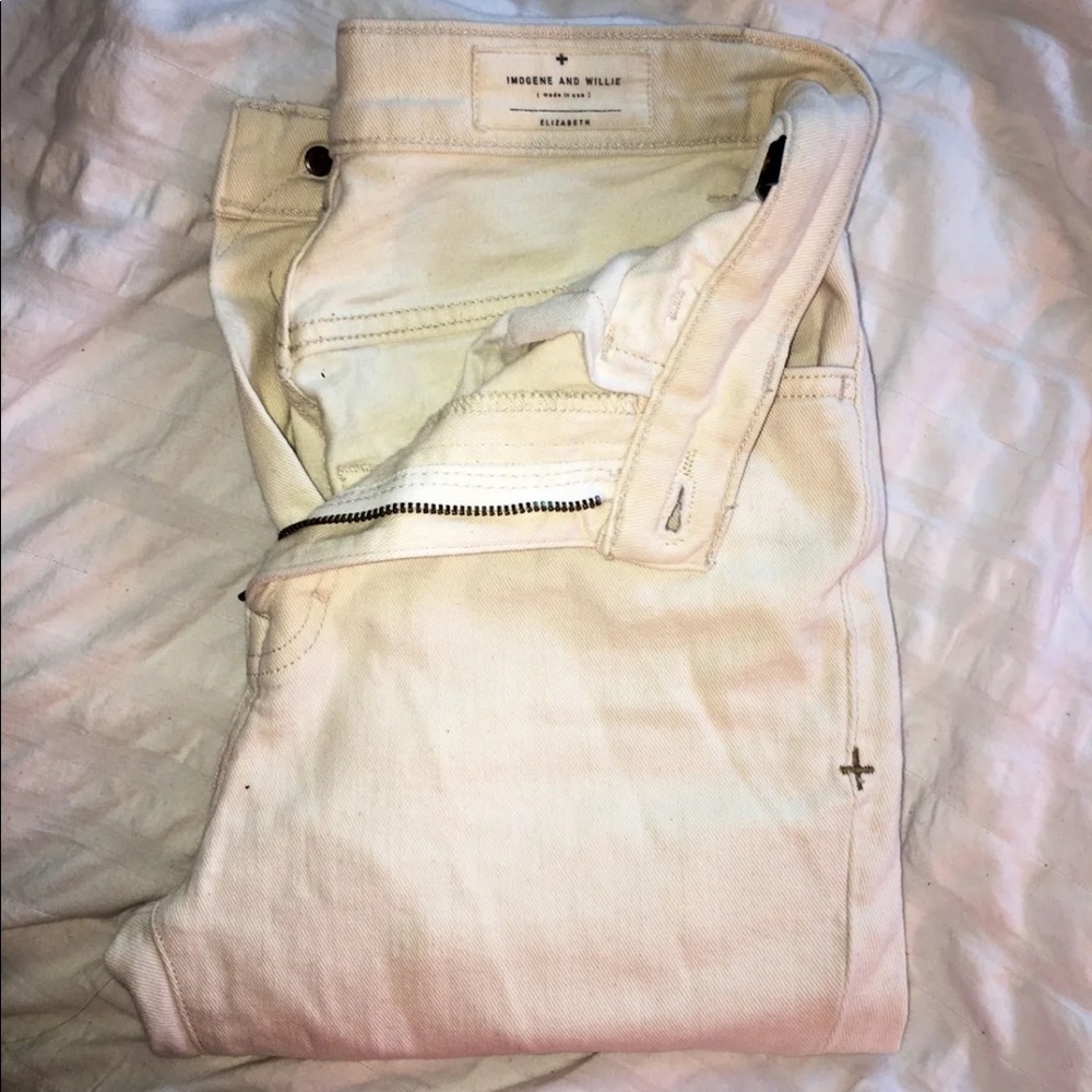 Imogene + willie white jeans